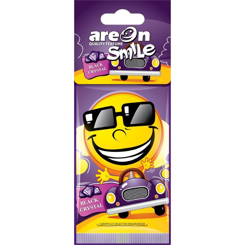 AREON Osvežilec za avto SMILE Black Crystal