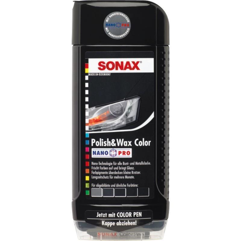 SONAX Barvna politura+vosek Črna