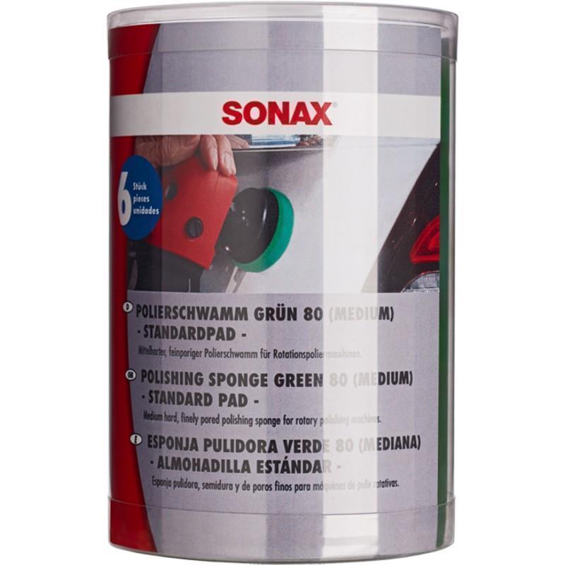 SONAX Gobica za poliranje Zelena - Srednje trda